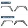 Hooke Road Armor Style Fender Flares + Front Inner Fender Liners Kit Compatible with Jeep Wrangler JK & Unlimited 2007-2018 2/4 Doors Hooke Road Armor Style Fender Flares + Front Inner Fender Liners Kit Compatible with Jeep Wrangler JK & Unlimited 2007-2018 2/4 Doors