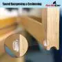 Pack of 100 Cabinet Door Bumpers - 1/2” Diameter Clear Adhesive Pads for Drawers, Glass Tops, Cutting Boards, Picture Frames, Small Furniture Pack of 100 Cabinet Door Bumpers - 1/2” Diameter Clear Adhesive Pads for Drawers, Glass Tops, Cutting Boards, Picture Frames, Small Furniture