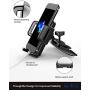 Mpow 051 Car Phone Mount, CD Slot Car Phone Holder, Car Mount with Three-Side Grips and One-Touch Design Compatible iPhone 12/12Mini/12Pro/12Pro Max/11 Series/XR/X/8/8Plus, Galaxy S10/20 Series/S9/S9+