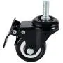 DICASAL 4 Pack 1.5 Inch Swivel Stem Casters, Non-Marking Polyurethane Wheels 330 Lbs with Diameter 3/8''- 16 x 1'' Stem Thread and Nuts for Carts Trolley Furniture DICASAL 4 Pack 1.5 Inch Swivel Stem Casters, Non-Marking Polyurethane Wheels 330 Lbs with Diameter 3/8''- 16 x 1'' Stem Thread and Nuts for Carts Trolley Furniture