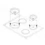 KITCHEN BASICS 101 316048413 and 316048414 Replacement Chrome Drip Pans for Frigidaire Kenmore - Includes 2 6-Inch and 2 8-Inch Pans, 4 Pack KITCHEN BASICS 101 316048413 and 316048414 Replacement Chrome Drip Pans for Frigidaire Kenmore - Includes 2 6-Inch and 2 8-Inch Pans, 4 Pack