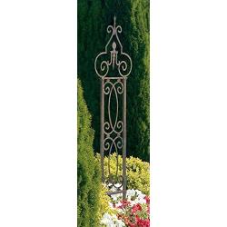 H Potter Garden Trellis for Climbing Plants Wrought Iron Metal for Vine Rose Flower Gar124