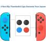 2 Pack Joycon Joystick Replacement, 3D Analog Joystick Thumb Sticks for Nintendo Switch Joy-Con and Switch Lite with Complete Tool Kits, 2 Metal Lock Buckles and 4 Thumbstick Caps