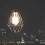 Rustic State Set of 4 Industrial Vintage Style | Hanging Pendant Metal Wire Cage | Adjustable Light Fixture Lamp Guard (Black) Rustic State Set of 4 Industrial Vintage Style | Hanging Pendant Metal Wire Cage | Adjustable Light Fixture Lamp Guard (Black)