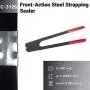 IDL Packaging C-3126 Double Notched Front Action Sealer/Crimper for 3/4'' Steel Strapping – Durable Tool with Long Handle – Good for Horizontal and Vertical Operation – Heat-Treated Wearing Steel Parts IDL Packaging C-3126 Double Notched Front Action Sealer/Crimper for 3/4'' Steel Strapping – Durable Tool with Long Handle – Good for Horizontal and Vertical Operation – Heat-Treated Wearing Steel Parts