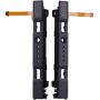 Side Rail with Ribbon Cable for Switch Joy Con, NS Metal JoyCon Rail Replacement Part (Left+Right)