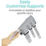 Vive Carpal Tunnel Wrist Brace (Left or Right) - Arm Compression Hand Support Splint - for Men, Women, Kids, Bowling, Tendonitis, Arthritis, Athletic Pain, Sports, Golf - Universal Adjustable Fit