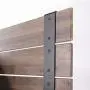 ZINUS Brock Metal and Wood Platform Bed Frame / Solid Acacia Wood Mattress Foundation / No Box Spring Needed / Easy Assembly, Queen