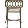 Hillsdale Canal Street Metal Vanity Stool, Golden Bronze Hillsdale Canal Street Metal Vanity Stool, Golden Bronze