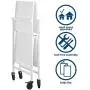 Cosco Indoor/Outdoor Serving Cart, Folding, White Cosco Indoor/Outdoor Serving Cart, Folding, White