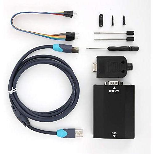 USB to LIN CAN K Bus Analyzer Adapter Automobile Analyzer Full Metal Case with Over-Current Protection for Automobile Parts