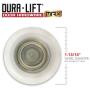 DURA-LIFT Ultra-Life MAX 2'' Sealed 6200ZZ Bearing Nylon Garage Door Roller, 4'' Stem, Pack of 12