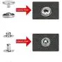 Atpot Snap Fasteners Kit, 132 Sets 12.5mm Metal Button Snaps Press Studs with 4 Fixing Tools, 6 Color Leather Snaps for Clothing, Leather, Jacket, Jeans Wear, Bracelets, Bags,DIY Craft Atpot Snap Fasteners Kit, 132 Sets 12.5mm Metal Button Snaps Press Studs with 4 Fixing Tools, 6 Color Leather Snaps for Clothing, Leather, Jacket, Jeans Wear, Bracelets, Bags,DIY Craft