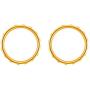 eXtremeRate Matte Chrome Gold Accent Rings Accessories for Xbox One Elite, Elite Series 2 Controller, Replacement Parts Profile Switch Buttons for Xbox One Elite Controller - Pack of 2