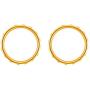 eXtremeRate Matte Chrome Gold Accent Rings Accessories for Xbox One Elite, Elite Series 2 Controller, Replacement Parts Profile Switch Buttons for Xbox One Elite Controller - Pack of 2