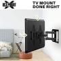 USX MOUNT Full Motion TV Wall Mount for Most 47-84 inch Flat Screen/LED/4K TVs, TV Mount Bracket Dual Swivel Articulating Tilt 6 Arms, Max VESA 600x400mm, Holds up to 132lbs, Up to 16'' Wood Stud