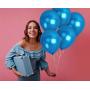 Metallic Royal Blue Balloons 72 Pack - Blue Metallic Balloons 12 Inch for Mermaid Birthday Baby Shower Party the Under Sea Party Graduation Decorations