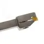 OSCARBIDE 1/2'' Heavy Duty Indexable Grooving Parting Holder Nickel Plated QA08R-20 Right -Hand Lathe Cut Off Tool with Carbide Insert GTN-2, 1 Piece