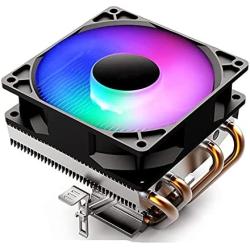QWERTYUIOP CPU Cooler 4 Heatpipe CPU Cooling TDP 280W 3Pin Fan PC Cooling Heatsink 90Mm ARGB Fan Radiator 115X/775/1366/2011/AM3+/AM4