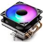 QWERTYUIOP CPU Cooler 4 Heatpipe CPU Cooling TDP 280W 3Pin Fan PC Cooling Heatsink 90Mm ARGB Fan Radiator 115X/775/1366/2011/AM3+/AM4