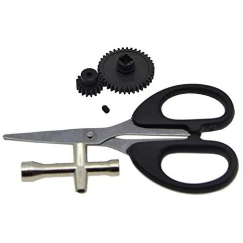 Metal Diff Main Gear 38T & Motor Pinion Gear 17T Metal for RC 1/18 WLtoys A959 A949 A969 A979 Replacement of A949-24 RC Car Buggy Upgrade Parts and 2 Tools(Black) Metal Diff Main Gear 38T & Motor Pinion Gear 17T Metal for RC 1/18 WLtoys A959 A949 A969 A979 Replacement of A949-24 RC Car Buggy Upgrade Parts and 2 Tools(Black)
