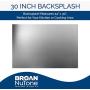 Broan-NuTone SP3004 Reversible Stainless Steel Backsplash Range Hood Wall Shield for Kitchen, 24 by 30-Inch