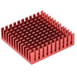 uxcell Electronic Radiators Heatsink for Stepper Motor,3D Printer 40x40x11mm Red