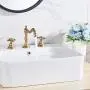 GGStudy 8 inch 2 Handles 3 Holes Widespread Bathroom Sink Faucet Antique Brass Bathroom Vanity Faucet Basin Mixer Tap Faucet Washingroom Faucet Matching Metal Pop Up Drain with Overflow GGStudy 8 inch 2 Handles 3 Holes Widespread Bathroom Sink Faucet Antique Brass Bathroom Vanity Faucet Basin Mixer Tap Faucet Washingroom Faucet Matching Metal Pop Up Drain with Overflow