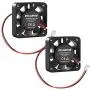 PLUSPOE 2-Pack 40mm x 10mm DC 12V Brushless Cooling Fan, Dual Ball Bearing for Computer case 3D Printer Humidifier and Other Small Appliances Series Repair Replacement PLUSPOE 2-Pack 40mm x 10mm DC 12V Brushless Cooling Fan, Dual Ball Bearing for Computer case 3D Printer Humidifier and Other Small Appliances Series Repair Replacement