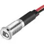 uxcell Pilot Dashboard Light DC 12V 8mm Red LED Signal Indicator Light Metal Shell with Symbol (High Beam) 2Pcs uxcell Pilot Dashboard Light DC 12V 8mm Red LED Signal Indicator Light Metal Shell with Symbol (High Beam) 2Pcs