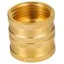 Breezliy Garden Hose Connector Adapter,2-Pack Couple 3/4 Inch GHT End Connector Fitting,Industrial Metal Brass Garden Hose to Pipe NPT Fitting Connect with 4 Washers Breezliy Garden Hose Connector Adapter,2-Pack Couple 3/4 Inch GHT End Connector Fitting,Industrial Metal Brass Garden Hose to Pipe NPT Fitting Connect with 4 Washers