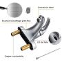 WOWOW Bathroom Faucet 1 Handle Low Arc Single Handle 4 inch Centerset Bathroom Sink Faucet with Pop Up Drain Assembly Basin Mixer Tap Brushed Nickel Vanity Faucets
