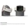 elago W2 Charger Stand Compatible with Apple Watch Series 6/SE/5/4/3/2/1 (44mm, 42mm, 40mm, 38mm), Durable Silicone, Compatible with Nightstand Mode (Dark Grey) elago W2 Charger Stand Compatible with Apple Watch Series 6/SE/5/4/3/2/1 (44mm, 42mm, 40mm, 38mm), Durable Silicone, Compatible with Nightstand Mode (Dark Grey)