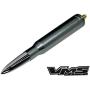 VMS RACING 50 Cal Caliber Gunmetal Chrome TIP Bullet Antenna Heavy Gauge CNC Machined Billet Aluminum Short Compatible with Chevrolet Silverado 1500 2500 3500 07-20