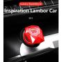 Universal Car Engine Start Stop Switch Button Cover, Ignition Push Start Stop Button Replacement -Start Stop Trim Protector Key Ring Decorative Metal Car Accessories,Adapt to Every Car (Black)