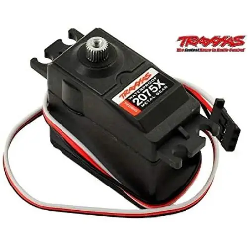 Traxxas 2075X Waterproof All Metal Gears and Ball Bearing Servo for 1/10 Scale Cars, Black Traxxas 2075X Waterproof All Metal Gears and Ball Bearing Servo for 1/10 Scale Cars, Black