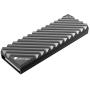 M.2 2280 Heatsink - M.2 SSD NVMe Heat Sink - Solid State Hard Disk Aluminum Heatsink with Thermal Pad Desktop PC Thermal Gasket (Gray-Small)