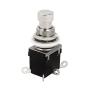 ESUPPORT 6Pin DPDT Latching Stomp Foot Switch Pedal Guitar Push Button Metal True Bypass AC 250V/2A 125V/4A Pack of 5