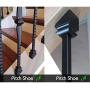 Iron Baluster Shoes (10-Pack) Stair Parts for 1/2'' Square Scroll Basket Twist Knuckle Iron Balusters Metal Slant/Angled Shoes (Real Satin Black not Matte) Iron Baluster Shoes (10-Pack) Stair Parts for 1/2'' Square Scroll Basket Twist Knuckle Iron Balusters Metal Slant/Angled Shoes (Real Satin Black not Matte)
