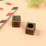 Mystart 104 Pieces(4 Sets) English Alphabet Letter''A-Z'' Cube Beads Loose Beads Charms for Making Jewelry Bracelets Mystart 104 Pieces(4 Sets) English Alphabet Letter''A-Z'' Cube Beads Loose Beads Charms for Making Jewelry Bracelets