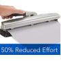 Swingline Desktop Hole Punch, Light Touch Metal Hole Puncher with Adjustable System for 2-7 Holes, Low Effort Paper Punch, Home School & Home Office Supplies, 20 Sheet Capacity, Black/Silver (74030)