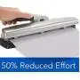 Swingline Desktop Hole Punch, Light Touch Metal Hole Puncher with Adjustable System for 2-7 Holes, Low Effort Paper Punch, Home School & Home Office Supplies, 20 Sheet Capacity, Black/Silver (74030)