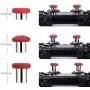 8 in 1 Metal Thumbsticks Joysticks Replacement, Swap Magnetic Analogue Stick Grips Buttons Parts with Repair Kit Accessories Compatible with Xbox one Elite 1/S & PS4 DualShock 4 (Red) 8 in 1 Metal Thumbsticks Joysticks Replacement, Swap Magnetic Analogue Stick Grips Buttons Parts with Repair Kit Accessories Compatible with Xbox one Elite 1/S & PS4 DualShock 4 (Red)