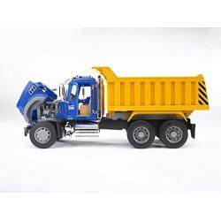 Bruder 02815 MACK Granite Dump Truck for Construction and Farm Pretend Play