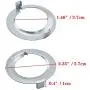 DTTRA 4pcs Metal Lamp Shade Collar Rings for Medium-Base Ceramic Sockets, Light Socket Shade Ring, Light Fixture Parts of Retainer Rings for the E26 Threaded Ceramic Socket Lock