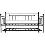 Daybed with A Trundle Twin Size,Daybed Metal Frame with Pullout Trundle for Kids Teens and Adults, No Box Spring Needed (Black) Daybed with A Trundle Twin Size,Daybed Metal Frame with Pullout Trundle for Kids Teens and Adults, No Box Spring Needed (Black)