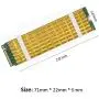 2 pcs Applicable m.2 nvme ssd 2280 Heatsinks Gold 2 pcs Applicable m.2 nvme ssd 2280 Heatsinks Gold