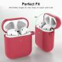 Marge Plus for Airpods Case Cover with Keychain, Silicone Skin Cover for Women Men Compatible with Apple Airpods 2/1 Charging Case (Front LED Visible)
