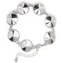Swarovski - Create Your Style Metal Silver Bracelet Rivoli Base 3 packages of 1 Piece (3 Total Crystals)