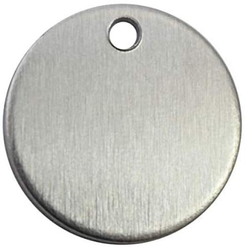 RMP Stamping Blanks, 3/4 Inch Round with Hole, Aluminum 0.063 Inch (14 Ga.) - 1,000 Pack